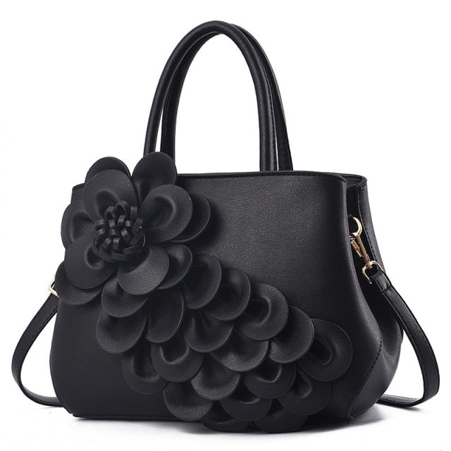 Elegant Flower Women's Messenger Hand Bag