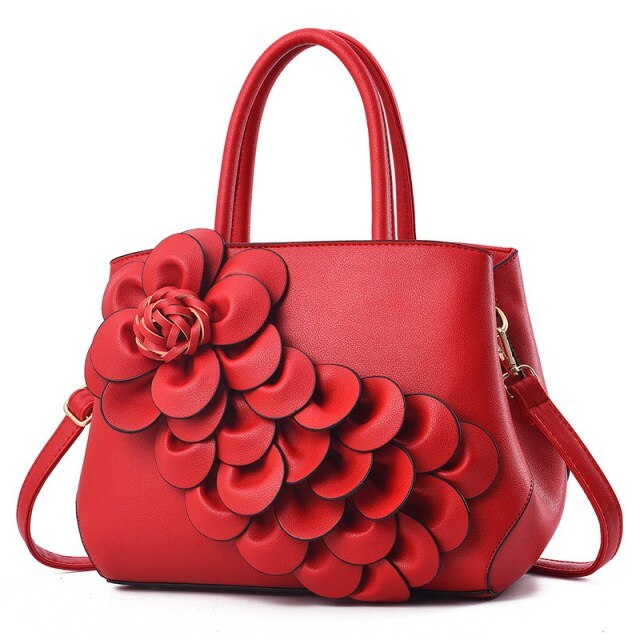 Elegant Flower Women's Messenger Hand Bag