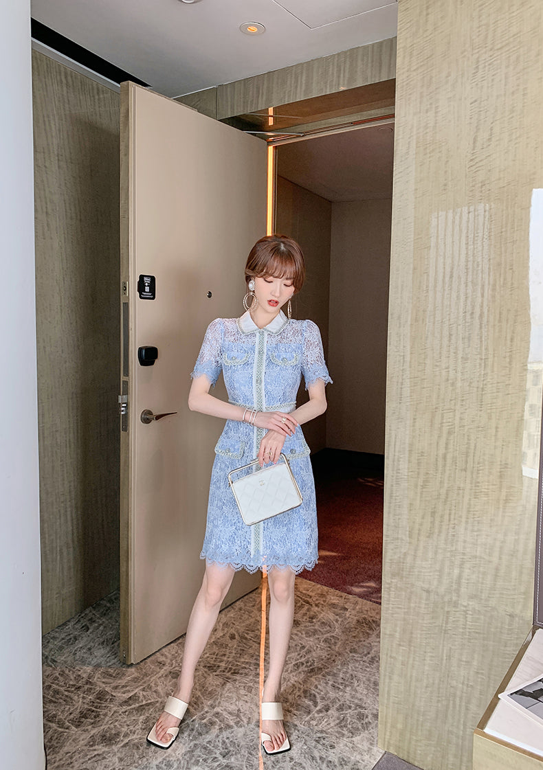 Chic Korean Style Mini Dress