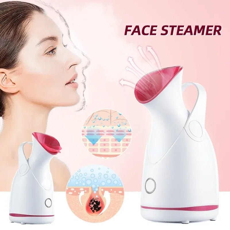 Facial Steamer Machine - Warm Mist Humidifier for Women Moisturizing Face Spa Steamer