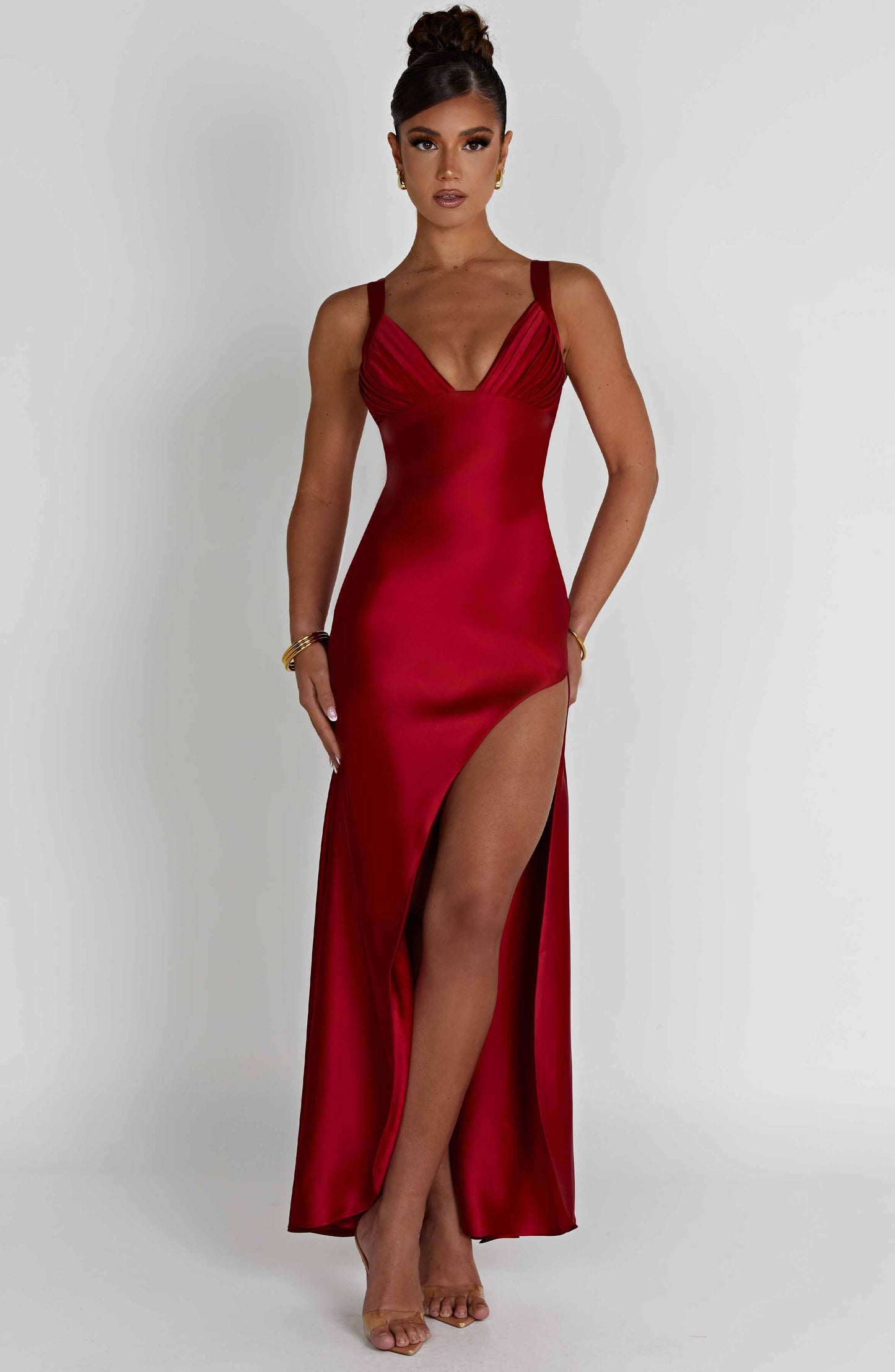 Hayley Maxi Dress - Red